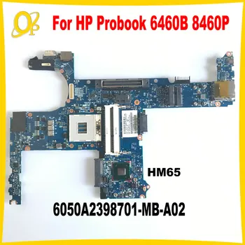 6050A2398701-MB-A02 Mainboard HP Probook 6460B 8460P portatīvo datoru mātesplati 642755-001 642759-501 HM65 DDR3 pilnībā pārbaudīta