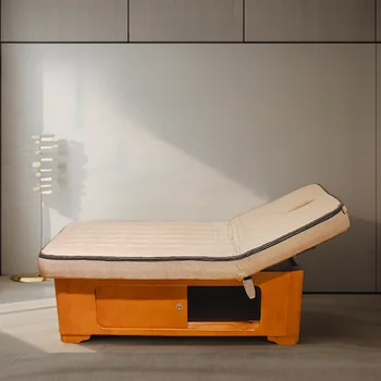 Lateksa skaistumu gulta speciāla masāža, masāžas gulta fizioterapija gultas n daudzfunkcionālā SPA gultas pacelšanas elektriskā masīvkoksnes