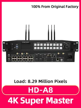 HD-A8 Pilnu Krāsu Synasynchrony un Asinhronā Video Led Displejs, Vadības Sistēmas Lodziņā Atbalsta Audio Izeja