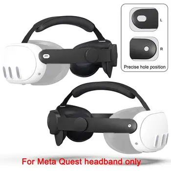 Par Meta Meklējumos 3 Regulējama Galvas Siksna Melnā Ērti Spiediena mazināšanas Galvu Par Oculus Meklējumos 3 VR Piederumi
